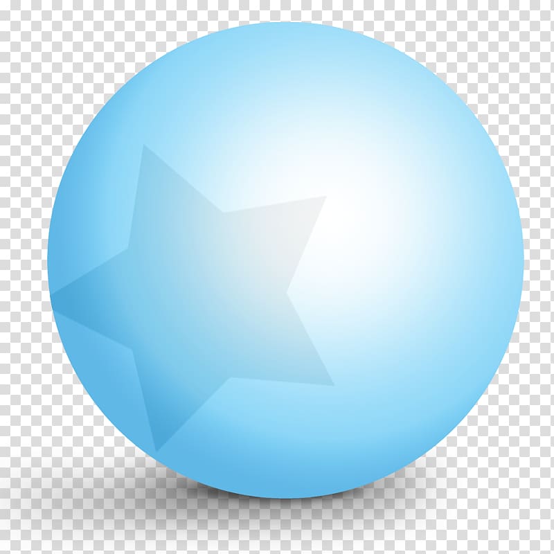 Blue Sphere Google s, Blue Star Ball transparent background PNG clipart