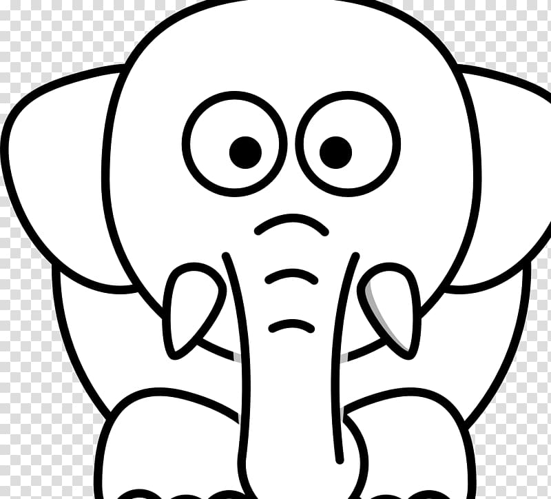 Drawing Cartoon , elephant nose transparent background PNG clipart