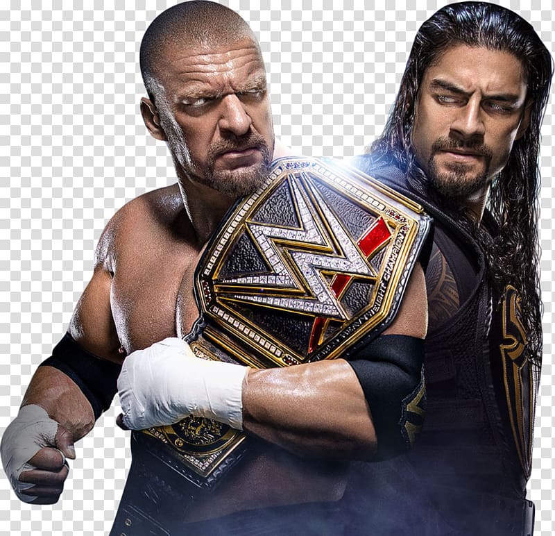 Roman Reigns Hunter Hearst Helmsly WrestleMania 32 WrestleMania 33 Fastlane (2016), poster transparent background PNG clipart