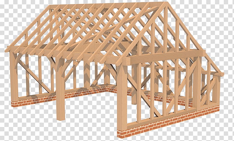 Timber roof truss Gable Framing Lumber, dormer roof transparent background PNG clipart