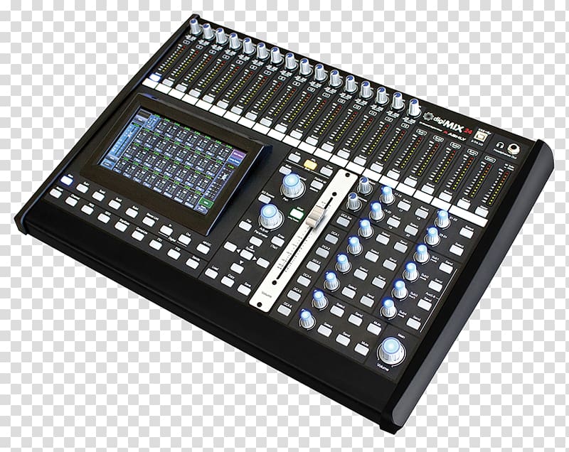 Microphone Audio Mixers Ashly Audio Digital mixing console, Digital Mixing Console transparent background PNG clipart