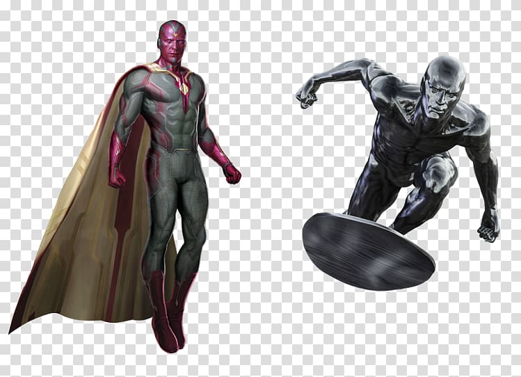 Silver Surfer YouTube Fantastic Four Galactus Comics, .vision transparent background PNG clipart