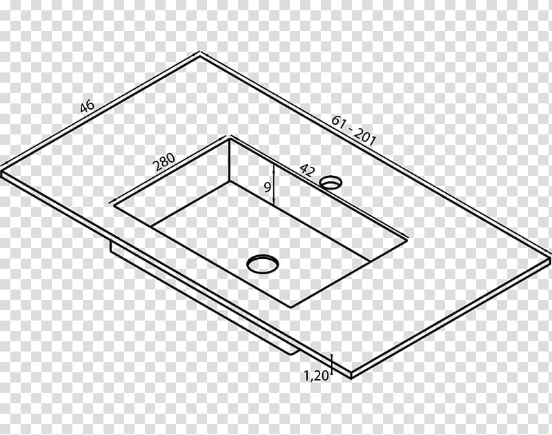 Bathroom Sink Countertop Solid surface Furniture, sink transparent background PNG clipart