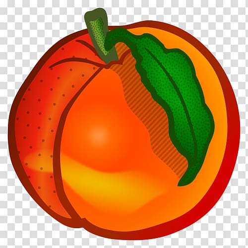 Nectarine , peach transparent background PNG clipart
