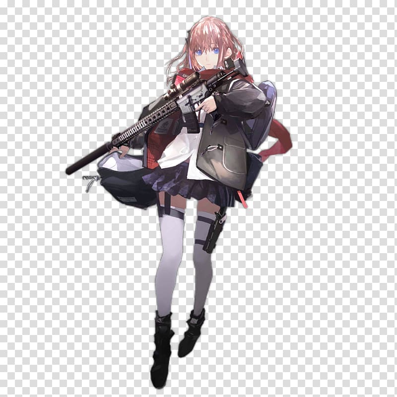 Girls\' Frontline ArmaLite AR-15 M4 carbine Heckler & Koch HK416 6P62, girls frontline ak 12 transparent background PNG clipart