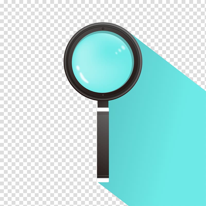 Magnifying glass Euclidean , Exquisite black magnifying glass material transparent background PNG clipart