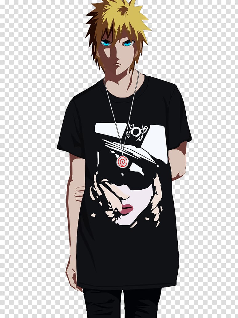 Naruto Uzumaki T-shirt Hip hop fashion, T-shirt transparent background PNG clipart