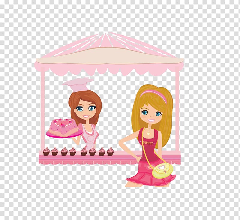 Bakery Cake Illustration, Cake shop transparent background PNG clipart
