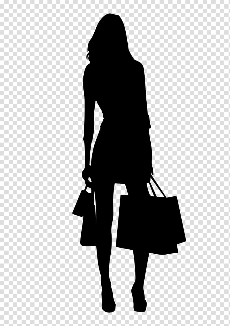 Shopping Woman Silhouette , pole dancing girl transparent background PNG clipart