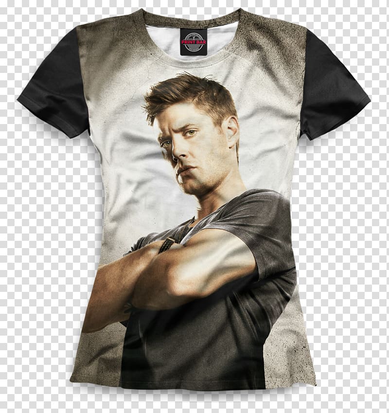 T-shirt Supernatural, The Official Companion Season 6 Nicholas Knight Sleeve, T-shirt transparent background PNG clipart