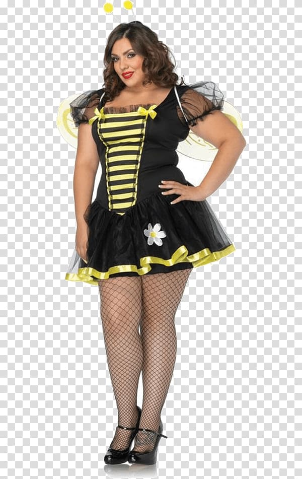 Halloween costume Bee Dress Plus-size clothing, Plus-size Clothing transparent background PNG clipart