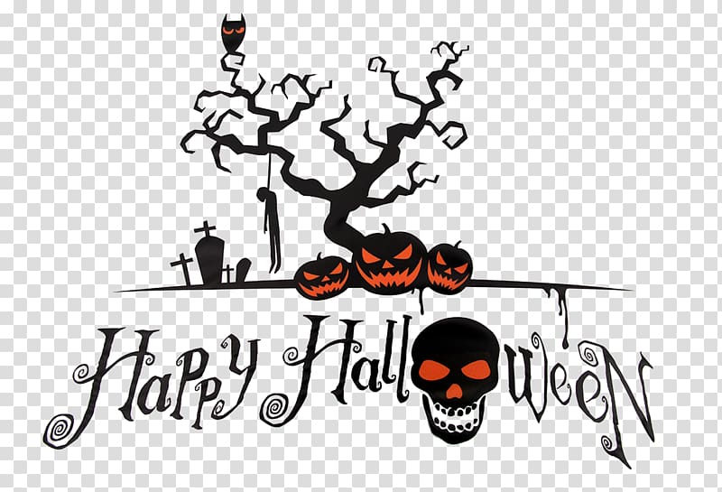 happy halloween background material transparent background PNG clipart