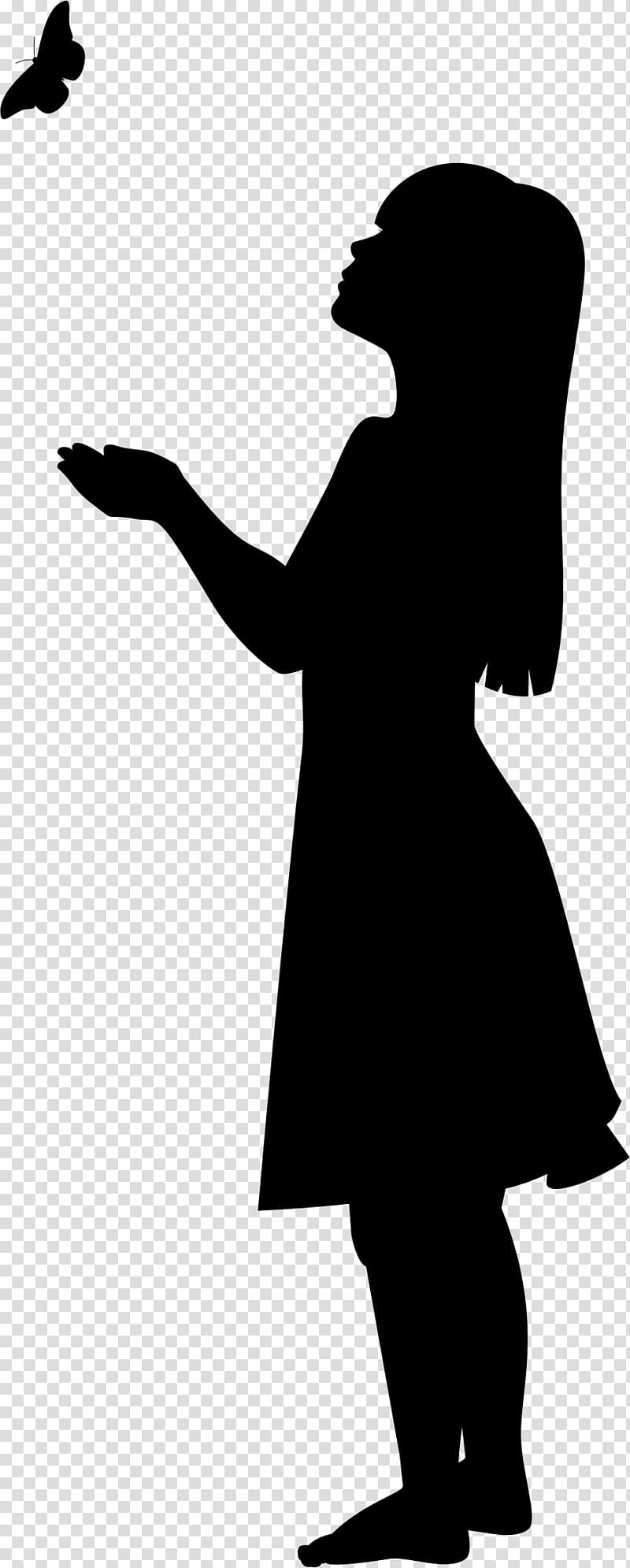 Drawing Child Silhouette Woman, break up transparent background PNG clipart