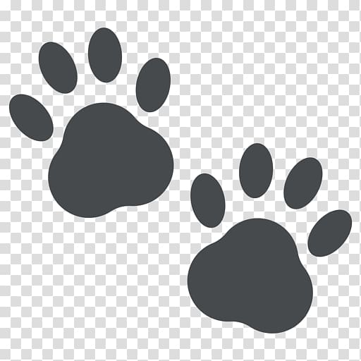 Dog Emoji Paw Emoticon , Dog transparent background PNG clipart