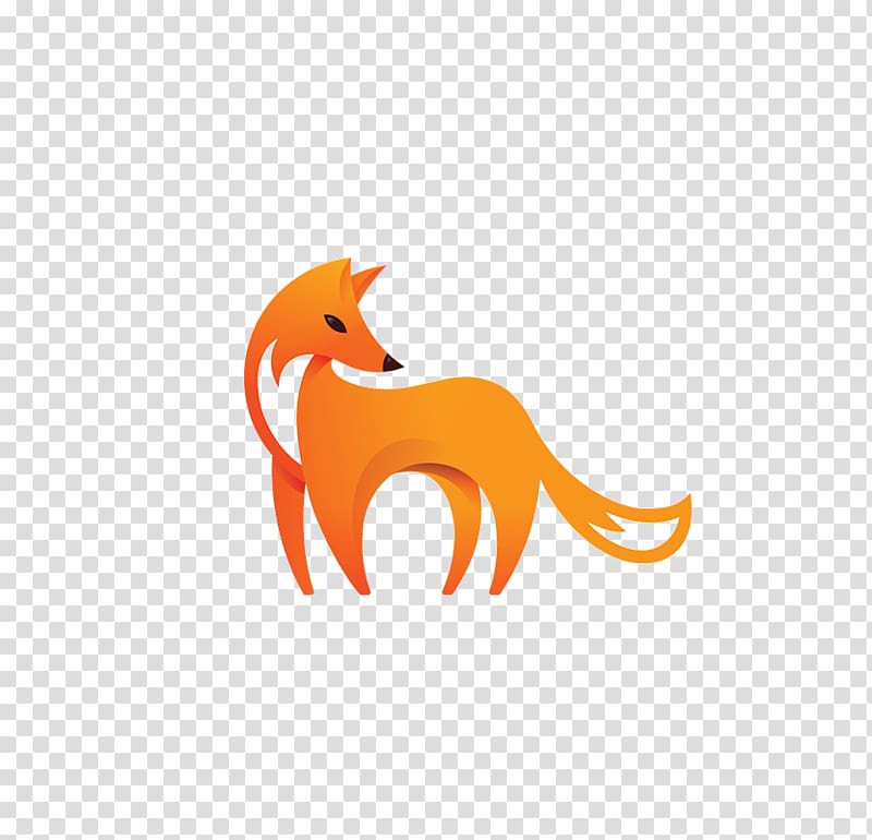 Logo Fox Illustration, Hand-painted fox transparent background PNG clipart