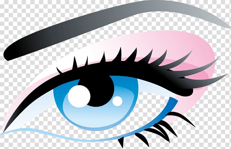 cartoon eye lashes transparent background PNG clipart