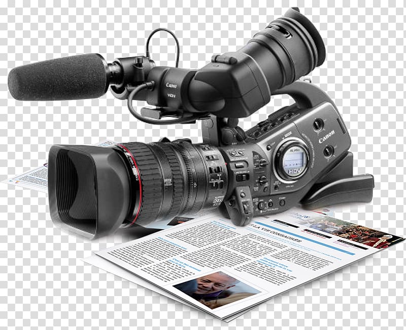Video Cameras Canon XL H1A HDV Professional video camera, Camera transparent background PNG clipart