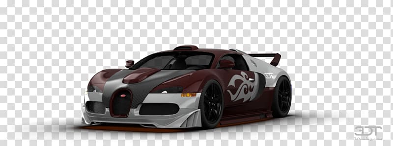 Radio-controlled car Automotive design Auto racing Performance car, 2010 Bugatti Veyron transparent background PNG clipart