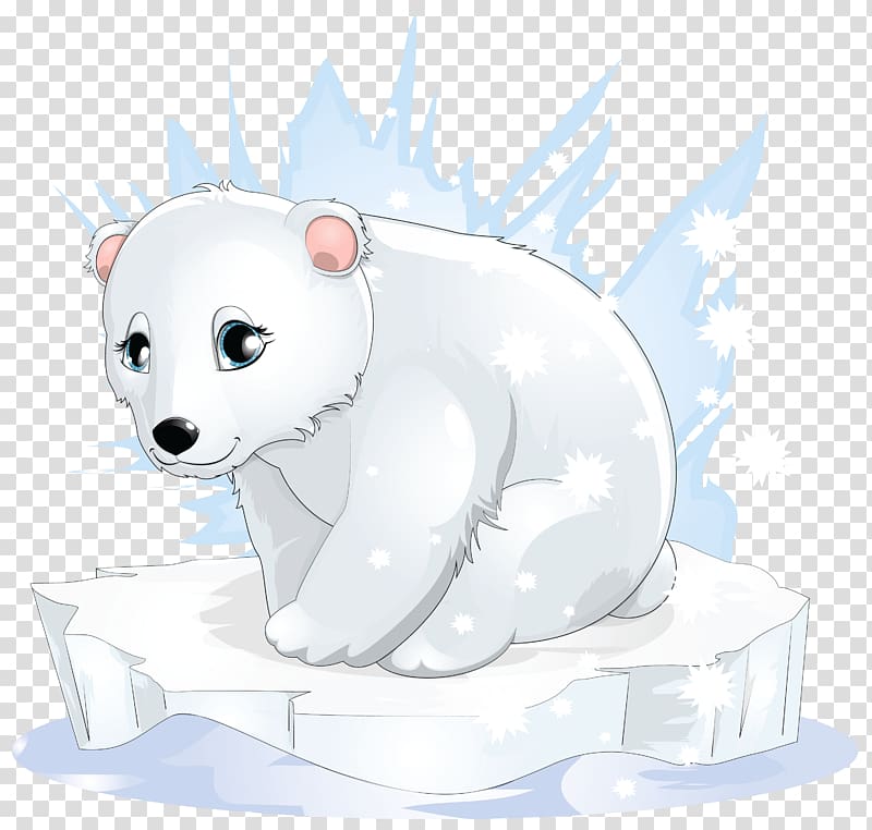 Polar bear Cartoon Drawing , polar bear transparent background PNG clipart