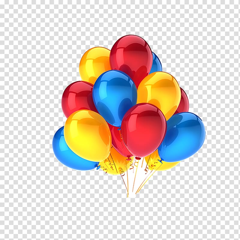 Gas balloon Hot air balloon, Colored balloons transparent background PNG clipart