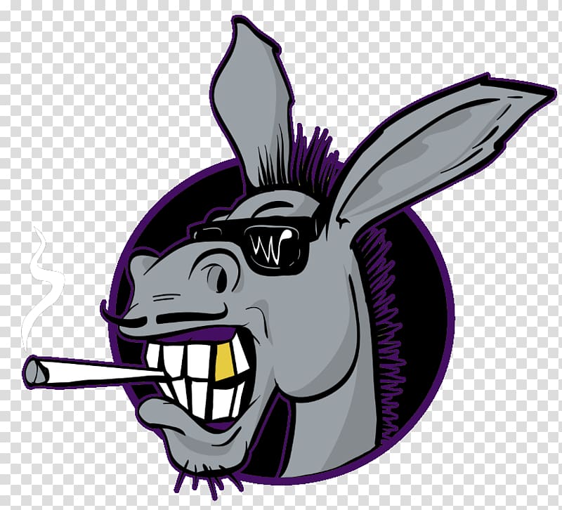 Donkey Glass Rabbit Logo, donkey transparent background PNG clipart