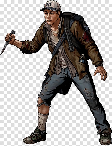 The Walking Dead: Road to Survival Glenn Rhee Wiki Character, the walking dead transparent background PNG clipart