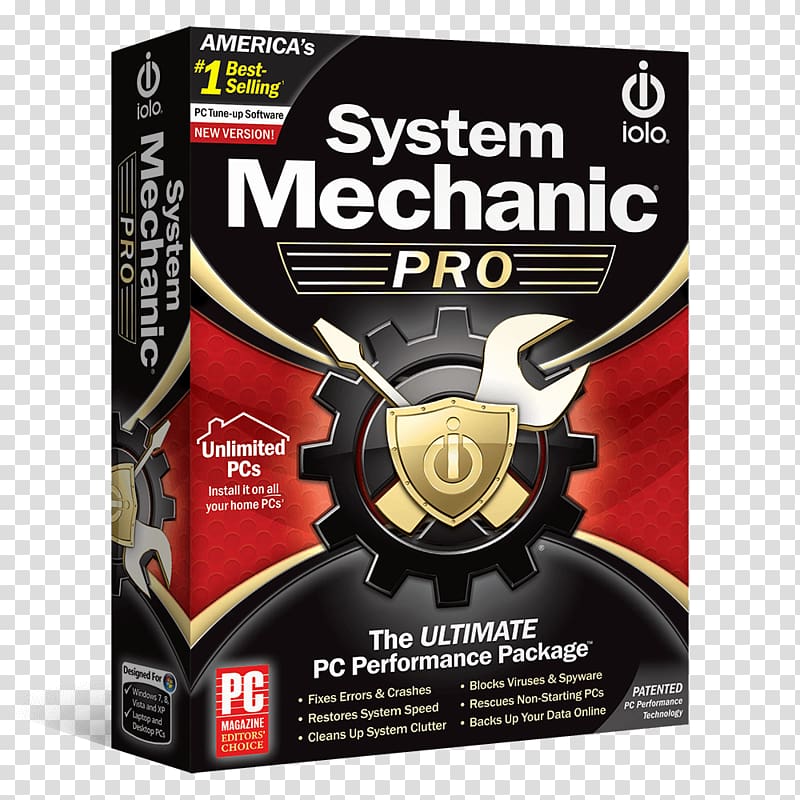 System Mechanic iolo Technologies Computer Software Antivirus software Computer Utilities & Maintenance Software, others transparent background PNG clipart