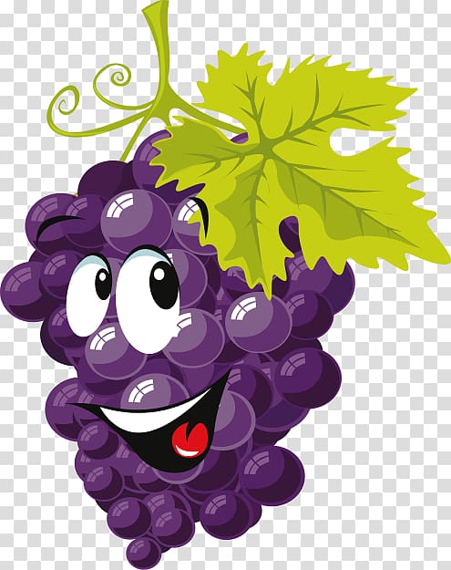 Juice Wine Must Grape , Cartoon Grapes transparent background PNG clipart