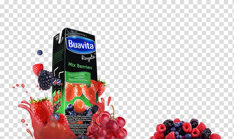 Juice Green tea Berry Buavita, juice transparent background PNG clipart