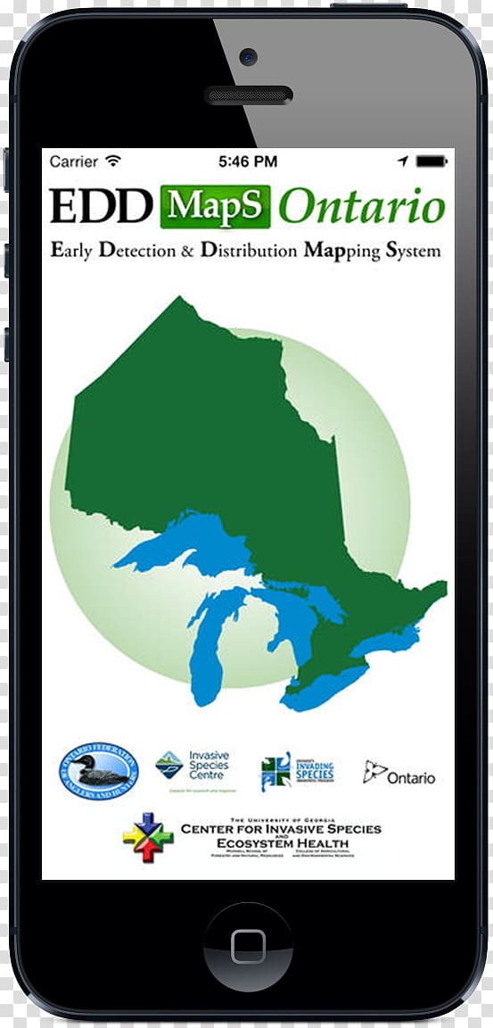 Ontario Map Invasive species, map transparent background PNG clipart