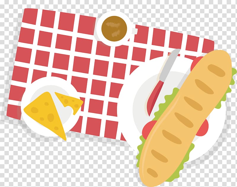 Barbecue Picnic basket Poster, bread transparent background PNG clipart