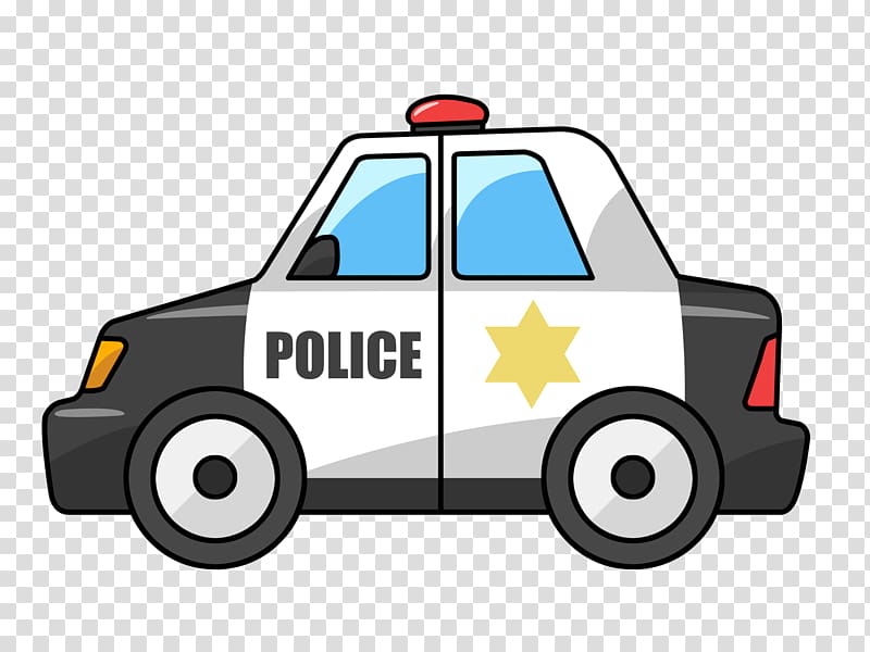 white and black police car art, Police officer Police car Free content , Police car transparent background PNG clipart