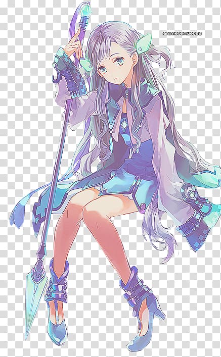 Anime Female Sayaka Miki Drawing Art, beauty Women transparent background PNG clipart