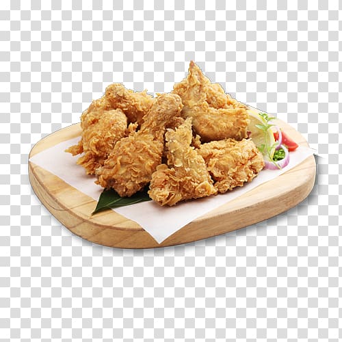 Crispy fried chicken Karaage Chicken nugget, fried chicken transparent background PNG clipart