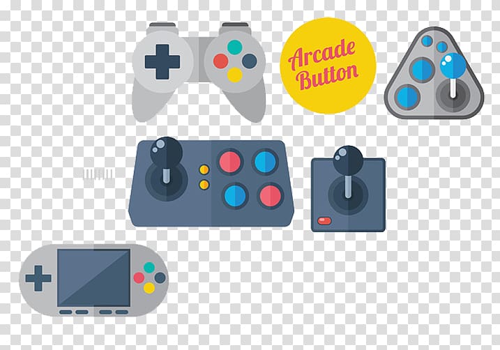 Joystick Video game console Game controller Euclidean , Game controller buttons on the remote transparent background PNG clipart
