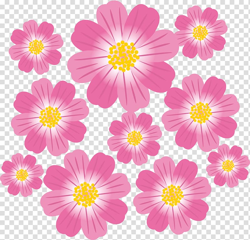 cute pop flowers ., others transparent background PNG clipart