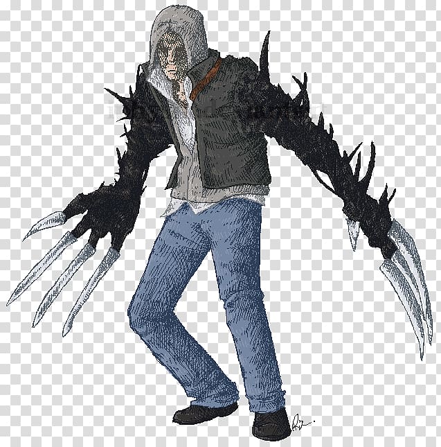 Prototype 2 Alex Mercer Xbox 360, CLAWS transparent background PNG clipart