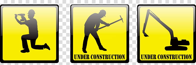 Architectural engineering Construction site safety Illustration, Construction maintenance flag transparent background PNG clipart