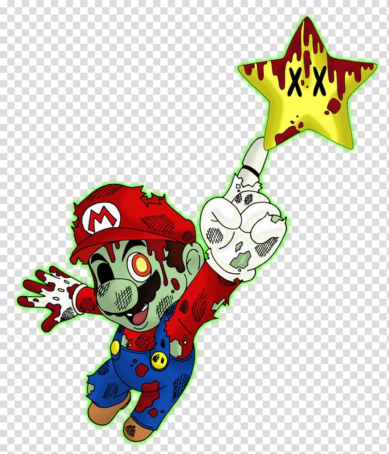 Zombie Art Mario, zombie transparent background PNG clipart