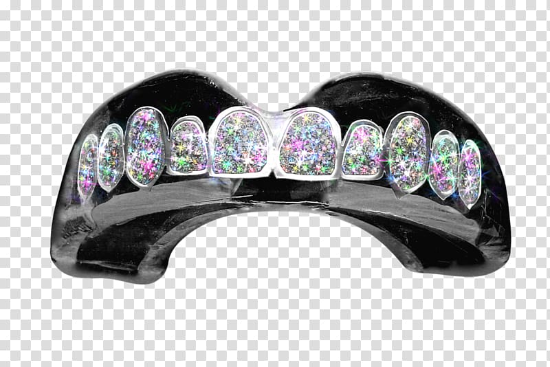 Jewellery Grill Mouthguard Diamond Gold, Jewellery transparent