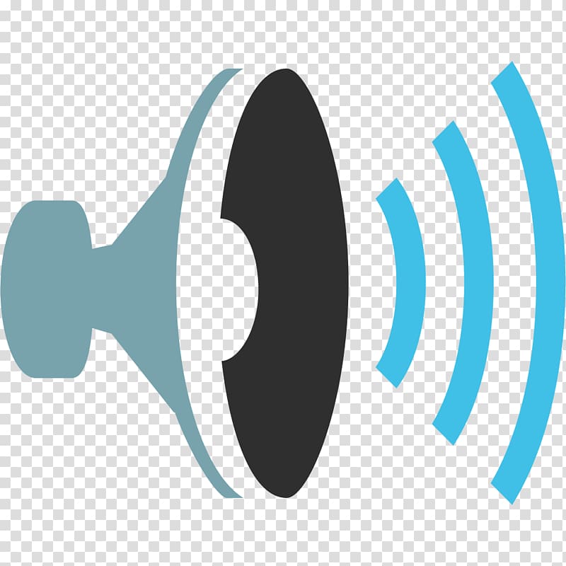 Emoji Sound Loudspeaker Wave , audio speakers transparent background PNG clipart