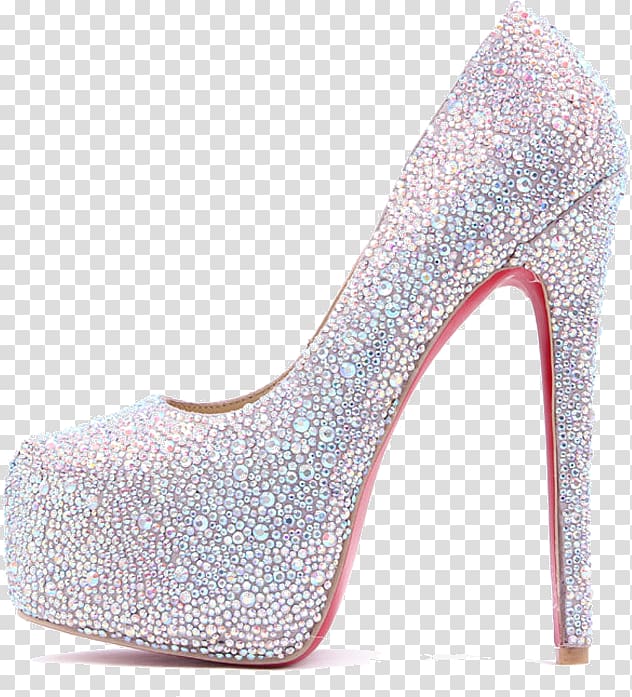 High-heeled shoe Court shoe Imitation Gemstones & Rhinestones Dress shoe, boot transparent background PNG clipart