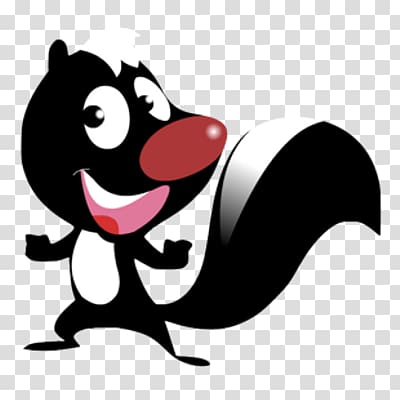 Skunk Drawing Animated cartoon , skunk transparent background PNG clipart