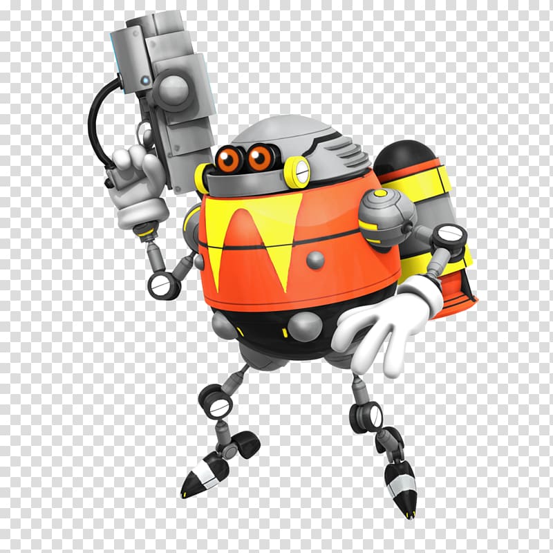 Robot Sonic the Hedgehog Doctor Eggman Egg Robo Tails, Sonic Rush transparent background PNG clipart