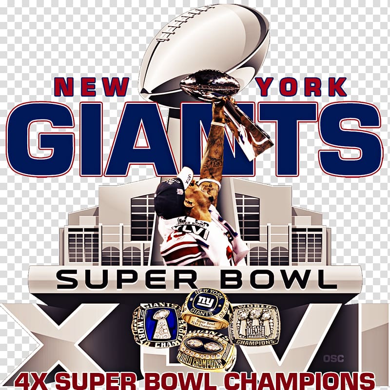Super Bowl XLVI 2017 New York Giants season Super Bowl XLII Super Bowl XXV, new york giants transparent background PNG clipart
