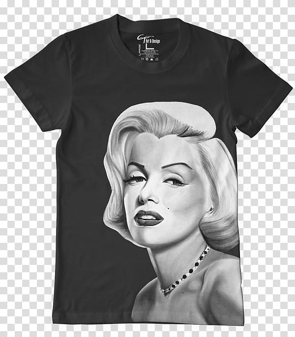 Marilyn Monroe T-shirt Woman Sleeve, marilyn monroe transparent background PNG clipart