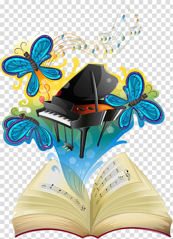 creative piano transparent background PNG clipart