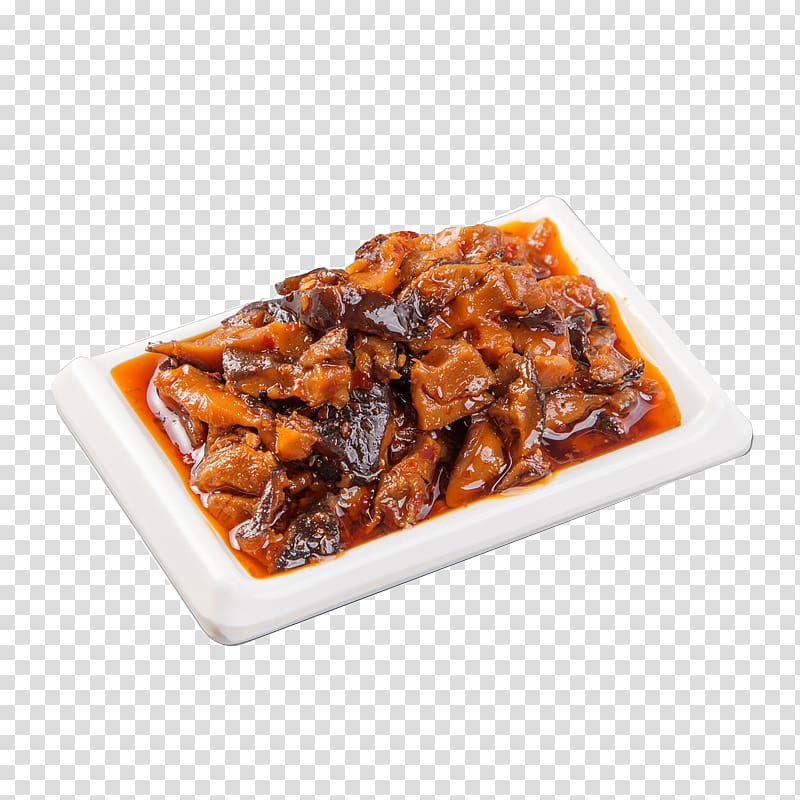 Mala sauce Chongqing hot pot Dish, Spicy eggplant transparent background PNG clipart