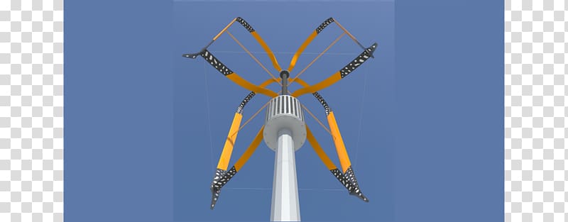 Vertical axis wind turbine Energy Darrieus wind turbine, energy transparent background PNG clipart