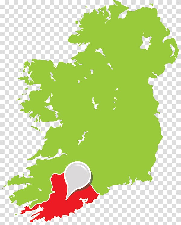 Counties of Ireland Map, corner transparent background PNG clipart